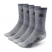 4 Pairs Heather Navy Blue Mens 71% Merino Wool Mens Socks