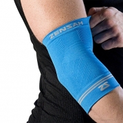 Zensah Compression Tennis Elbow Sleeve for Elbow Tendonitis, Tennis Elbow, Golfer's Elbow, Small,Blue