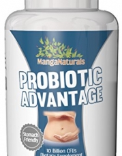 Pure Probiotics Supplement for Men & Women with Most potent Formula ☮ 100% Natural and Unique Formula and High Quality ingredients ☮ Made In The USA in a GMP Certified Facility ☮ Guaranteed by MangaNaturals