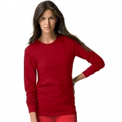 Hanes 6.1 oz. Tagless� ComfortSoft� Long-Sleeve T-Shirt - DEEP RED - S