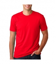 NEXT LEVEL Mens Fitted Tee>XS Red