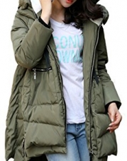 Orolay Women's Thickened Down Jacket Green 2Xs