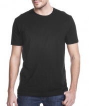 NEXT LEVEL Mens Fitted Tee>XS Black 3600