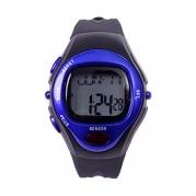 HDE Fitness Sport Pulse Sensor Watch with Heart Rate Monitor and Calorie Counter (Blue)