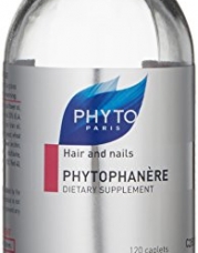 PHYTO Phytophanère Hair and Nails Dietary Supplement, 2 Month Supply, 120 Count