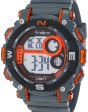 Armitron Sport Men's 40/8284ORG Sport Watch with Grey Band