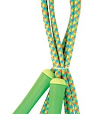 POOF-Slinky 0X0598 POOF Hot Ropes Jr. Woven 7-Foot Jump Rope with Plastic Handles, 0.35-Inch Diameter,