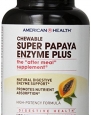 American Health Probiotic Enzyme Plus, Super Papaya, 180 Count