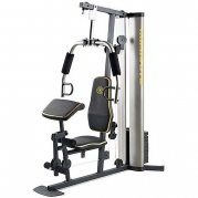 XR 55 Home Exercise Gold's Gym, weight stack, padded seat, preacher pad, chart