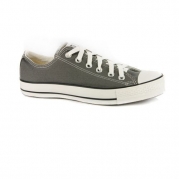 Converse All Star Chuck Taylor Grey Low Sneakers-Grey-4