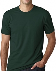 Next Level Apparel Mens Fitted Short-Sleeve Crewneck Tee. 3600 - X-Small - Forest Green