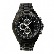 Mens Stainless Steel Luxury Sport Analog Quartz Wrist Watch
