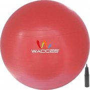 Wacces® Fitness Exercise and Stability Ball (Red, 55 cm)