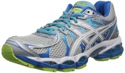 ASICS Women's Gel-Nimbus 16 Running Shoe,Lightning/White/Turquoise,5 M US