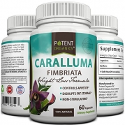 Caralluma Fimbriata Extract Pure - All Natural - Super Strength Appetite Suppressant - Extreme Carb Blocker and Fat Burner - Diuretic and Weight Loss Dietary Herbal Supplement for Maximum Results: Increases Energy, Helps to Lose Weight and Detox your Body