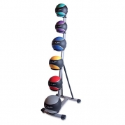 Cap Barbell Colored Medicine Ball Set with Rack