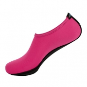Freely Barefoot Water Skin Shoes Aqua Socks for Beach Swim Surf Yoga Exercise Pink 1. XS (US kids:12~13)