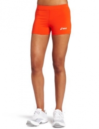 ASICS Women's Low Cut Short, Orange, XX-Small