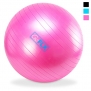 GoFLX™ Exercise Ball (Pink) - 55cm Anti-Burst Rubber Execrise Ball With Pump - 200kg (440lbs) Weight Capacity
