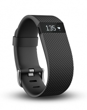 Fitbit Charge HR Wireless Activity Wristband, Black, Extra Large