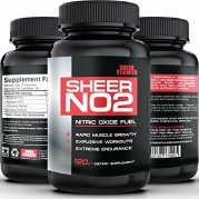 SHEER NO2: #1 Best Nitric Oxide Supplement ● The Top-Rated Nitric Oxide Booster from Sheer Strength Labs ● Build Muscle and Strength Or It's Free: 30-Day 'Thrilled Customer' 100% Guarantee!