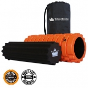 #1 Recommended Foam Roller for Muscles Fitness Training :: 2 FOR 1 Offer :: FREE BONUS Soft Foam Roller Plus Carry Case Included :: $1 from Every Purchase is Donated to Prostate and Breast Cancer Research :: Best Sports Therapy and Myofascial Tension Rele