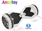 Ameritoy- 8 Inchs Wheel Self balance board Hover Board LG Battery Balance Scooter LED Light on Wheel With Bluetooth speaker build-in only from Ameritoy (White 8 Wheel)