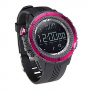 Pyle PSWWM82PN Digital Multifunction Sports Watch with Altimeter/Barometer/Chronograph/Compass and Weather Forecast (Pink)