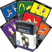Resistance Band Exercise Cards by Stack 52. Exercise Band Workout Playing Card Game. Video Instructions Included. Home Fitness Training Program for Elastic Rubber Tubes and Stretch Band Sets.