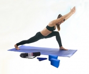 Sivan Health & Fitness 5-Piece Essentials Yoga Beginners Kit, Blue