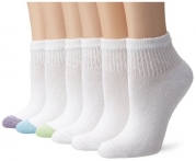 Hanes Women's Comfort Blend Ankle Sock, Assortment, 9-11 /Shoes Size US 5-9, (Pack of 6)