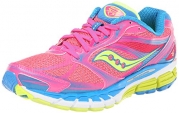 Saucony Women's Guide 8 Running Shoe,Vizi Pink/Citron/Blue,5 M US