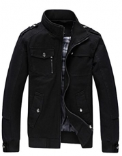 Men's Casual Jacket & Outcoat Black (JK02) US X-Large/XXX-Large ASIAN
