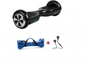 Two Wheels Smart Self Balancing Scooters with a Bag and Bluetooth Headphone (Black)