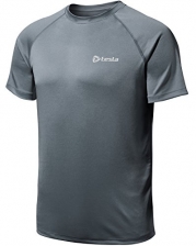 # Drst MTS03-DG_Large j-XL Tesla Men's HyperDri Cool T Shirt Sports Running Short Sleeve Athletic Top