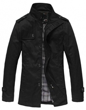 Mr. Baidis Men's Shichen Windbreaker & Trench Jacket black XL (US Medium)