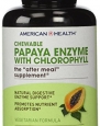 American Health Papaya Enzyme with Chlorophyll Chewable Tablets, 250 Count