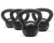 10, 15 lbs, 20 lbs and 25 lbs Solid Cast Iron Kettlebell (Kettle Bell) Combo- Special Promotion. Lowest Price & Fastest Shipment - ²KJHJZ