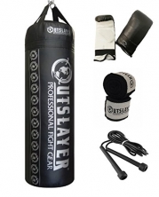 Outslayer 80lb Boxing and MMA Punching Bag Kit
