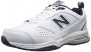 New Balance Men's MX623V3 Training Shoe, White/Navy, 7 D US