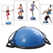 Giantex Ball Balance Trainer Yoga Fitness Strength Exercise Workout W/pump (Blue)