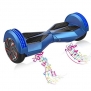 Ameritoy- 8 Inchs Wheel Self balance board Hover Board LG Battery Balance Scooter LED Light on Wheel Bluetooth speaker build-in only from Ameritoy (BLUE 8 Wheel)