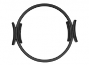 ProSource Pilates Resistance Power Dual Gripped Fitness Ring, Black, 14-Inch