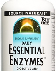 Source Naturals Daily Essential Enzymes, 500mg, 240 Capsules