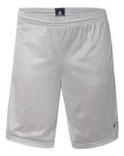 Champion Men's Long Mesh Short With Pockets, Athletic Gray,Small