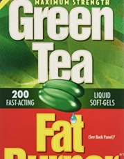 Green Tea Fat Burner Dietary Supplement 400 mg Fast-Acting Liquid Soft-Gels (Pack of 2) 400CT