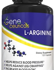 Potent L-Arginine Supplement - Essential Amino Acid in Capsules - Assists Muscle Growth - Bodybuilding Energy Booster - Lowers Blood Pressure - Increases Metabolism