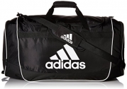 adidas Defender II Duffel Bag (Small), Black, 11.75 x 20.5 x 11-Inch