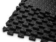 HemingWeigh Puzzle Exercise Mat High Quality EVA Foam Interlocking Tiles - Covers 120 Square Feet - Black (each pack contains 6 tiles for a total of 30 tiles)