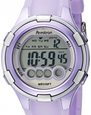 Armitron Sport Women's 45/7053LAV Digital Light Lavender Watch with Resin Strap